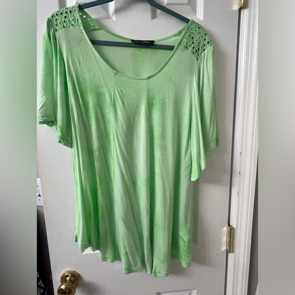 Suzanne Betro green top large/L